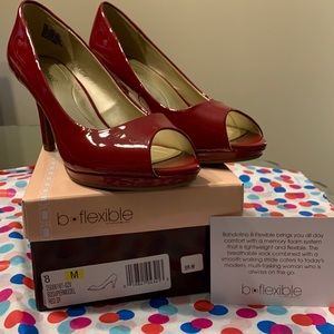 3” Red Supermodel Womens High Heels